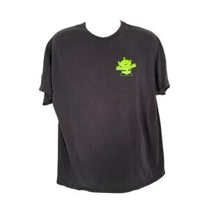 Disney Toy Story Black Alien graphic logo t-shirt size xl